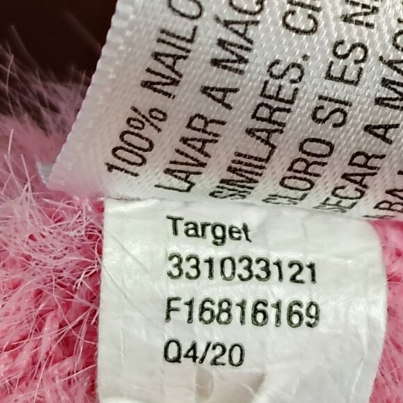 Wild Fable Womens Pink Fuzzy Crop Top Medium Spaghetti Straps Y2K Fairy Kawaii - Picture 7 of 8